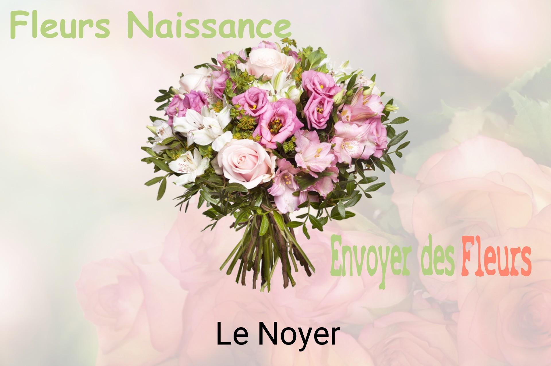 Bouquet de fleurs de naissance livré à Le Noyer